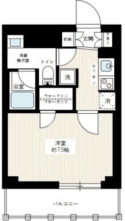 AZEST亀戸Ⅱの物件間取画像